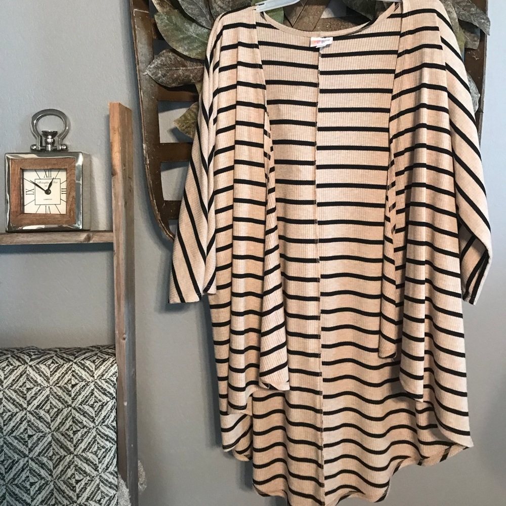 Striped Lindsay Kimono